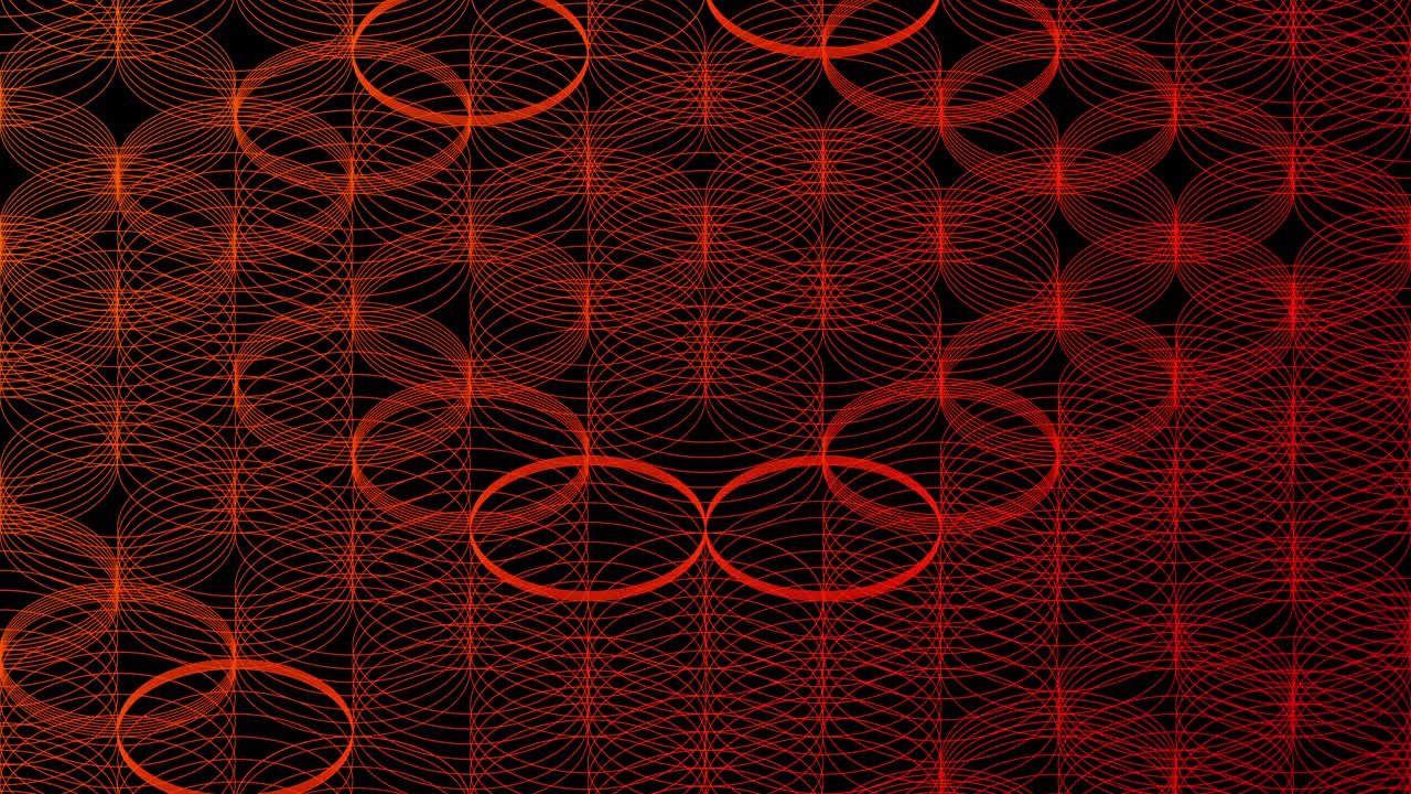 línea abstracta 3d círculo isométrico virtual iluminación en movimiento, red de tecnología concepto de transferencia de datos digitales, brillando en fondo negro animación de bucle sin costuras 4k con canal alfa mate
