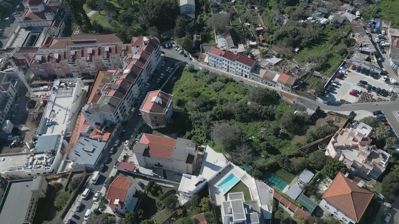 포르투갈 리스본 시의 조감도