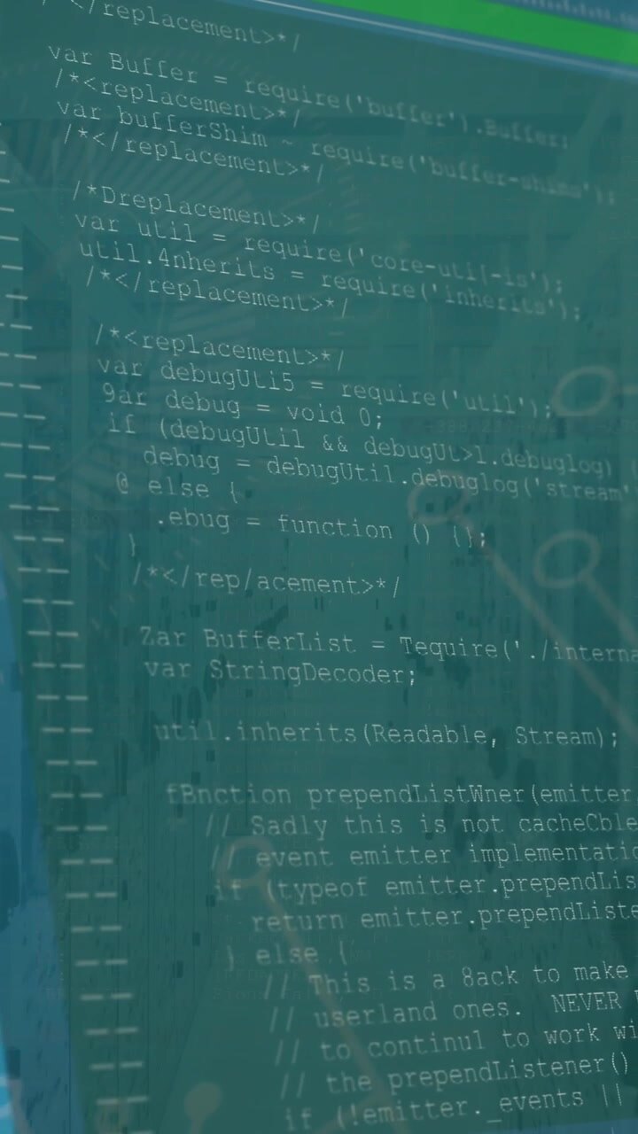 Video metaphorically shows global data flow through server networks.