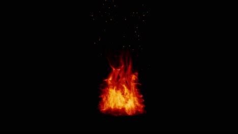fuego ardiente