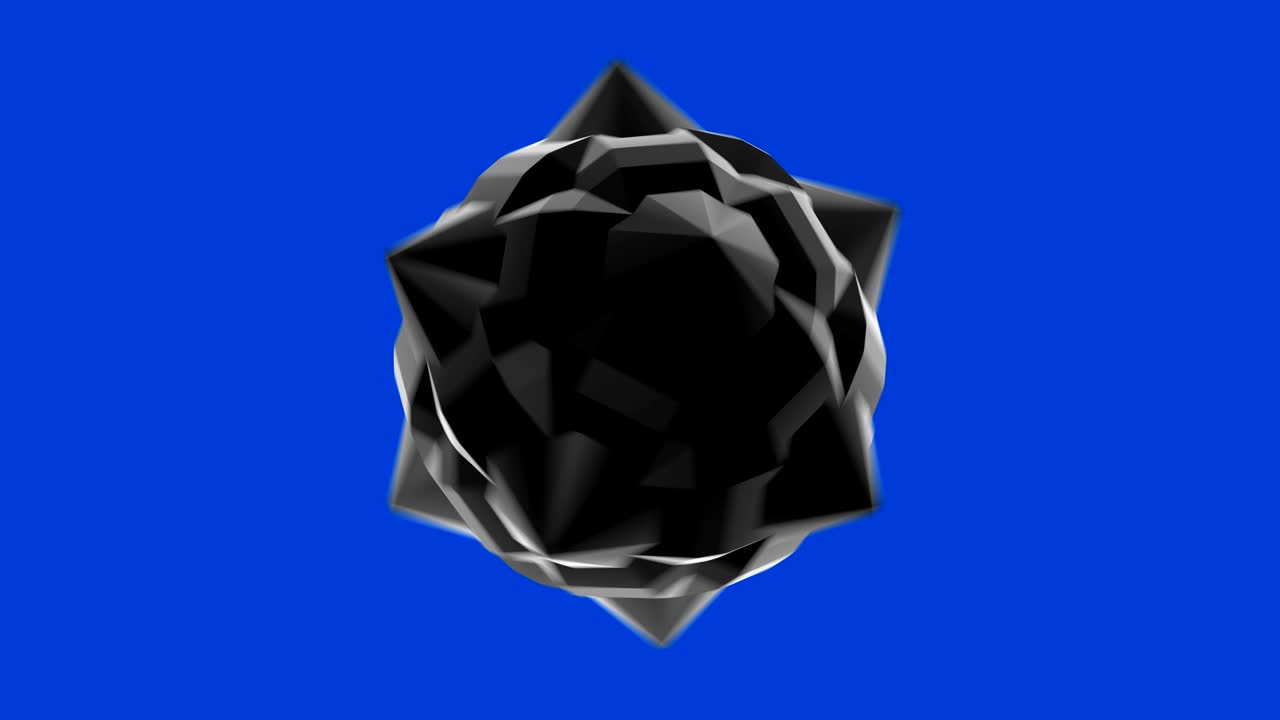 poliedro de partículas - dodecaedro pequeño estrellado