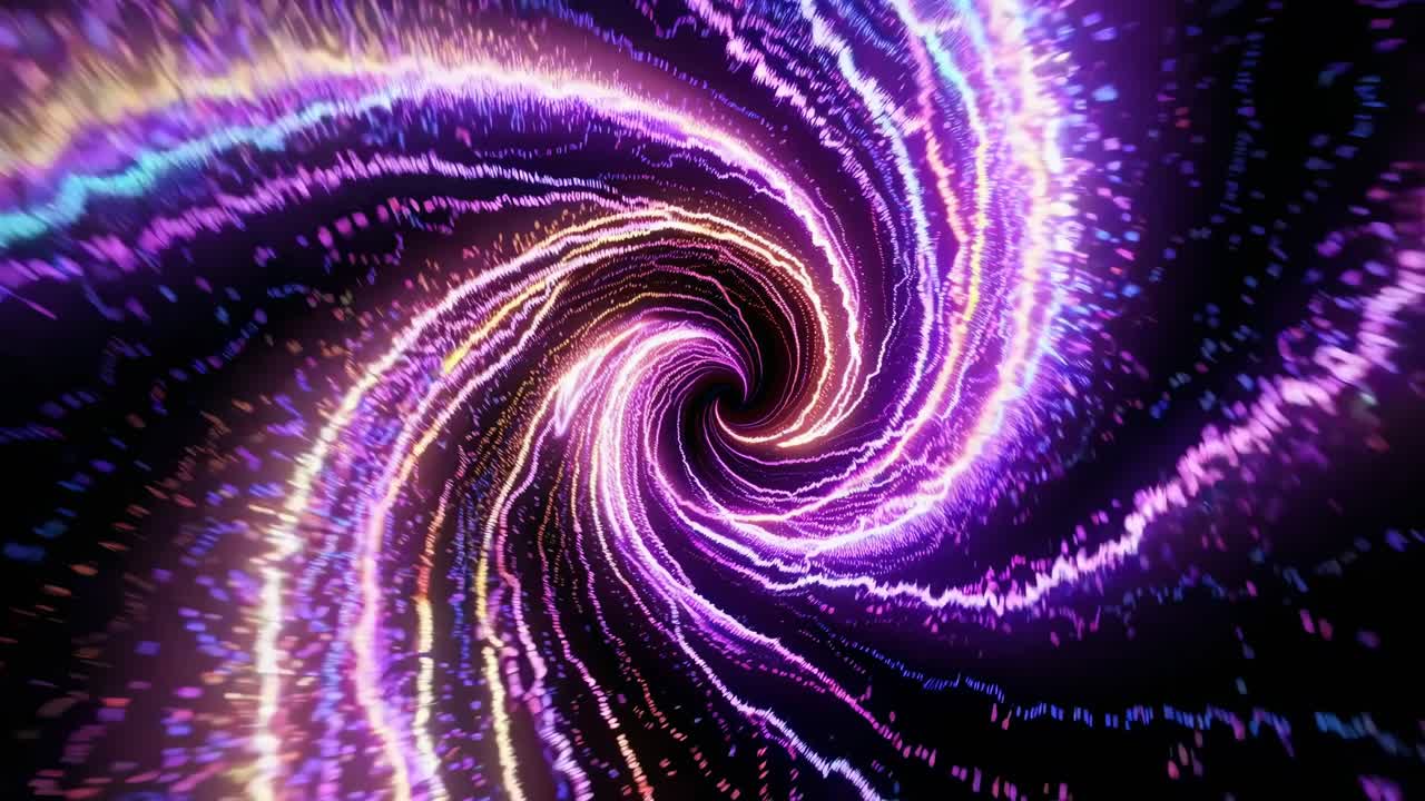 abstracto colorido túnel de vórtice