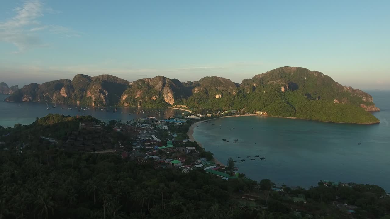 카우아이 하와이 해양 해안의 무인기 시각