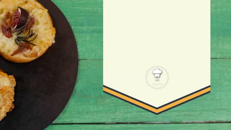 icono vectorial de sombrero de chef y bigote 4k