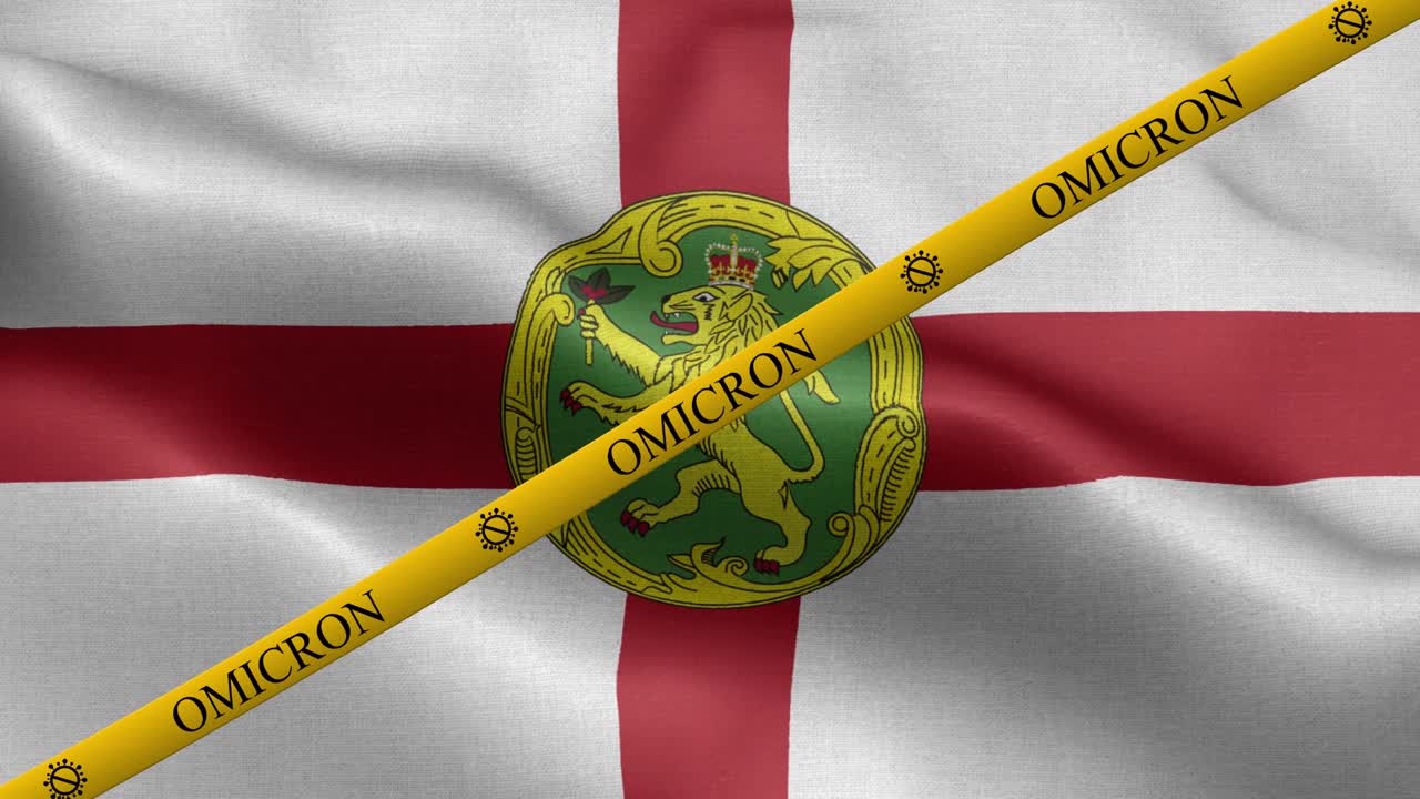 오미크론 변종과 알더니 발의 금지 줄무