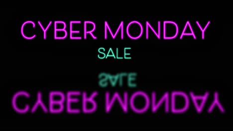 Rosa-Neon-Cyber-Monday-Verkaufstext