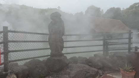 Aguas-Termales-De-Oniyama-Jigoku-En-Beppu,-Oita