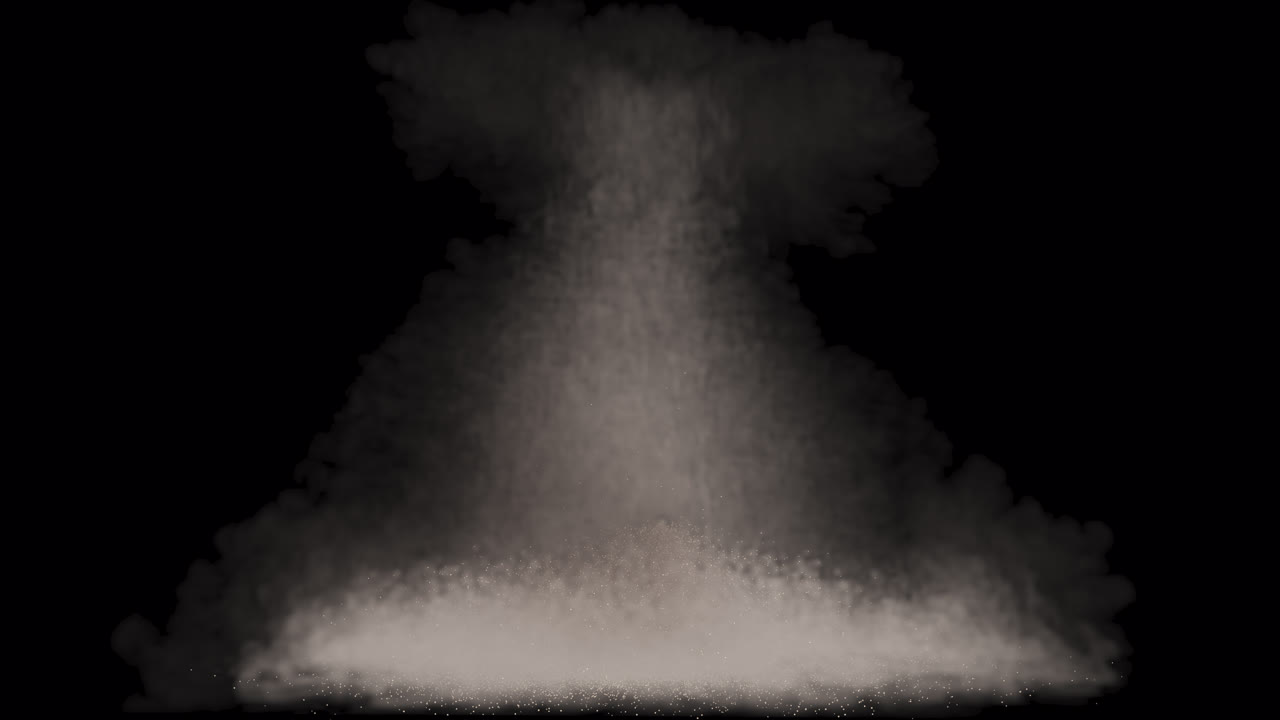 explosión de polvo abstracto