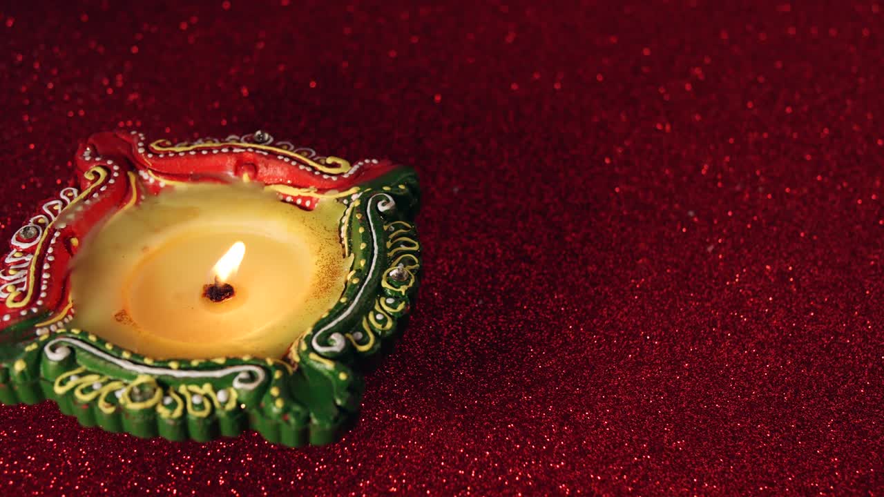 Diyas being lit at Diwali- festival of lights