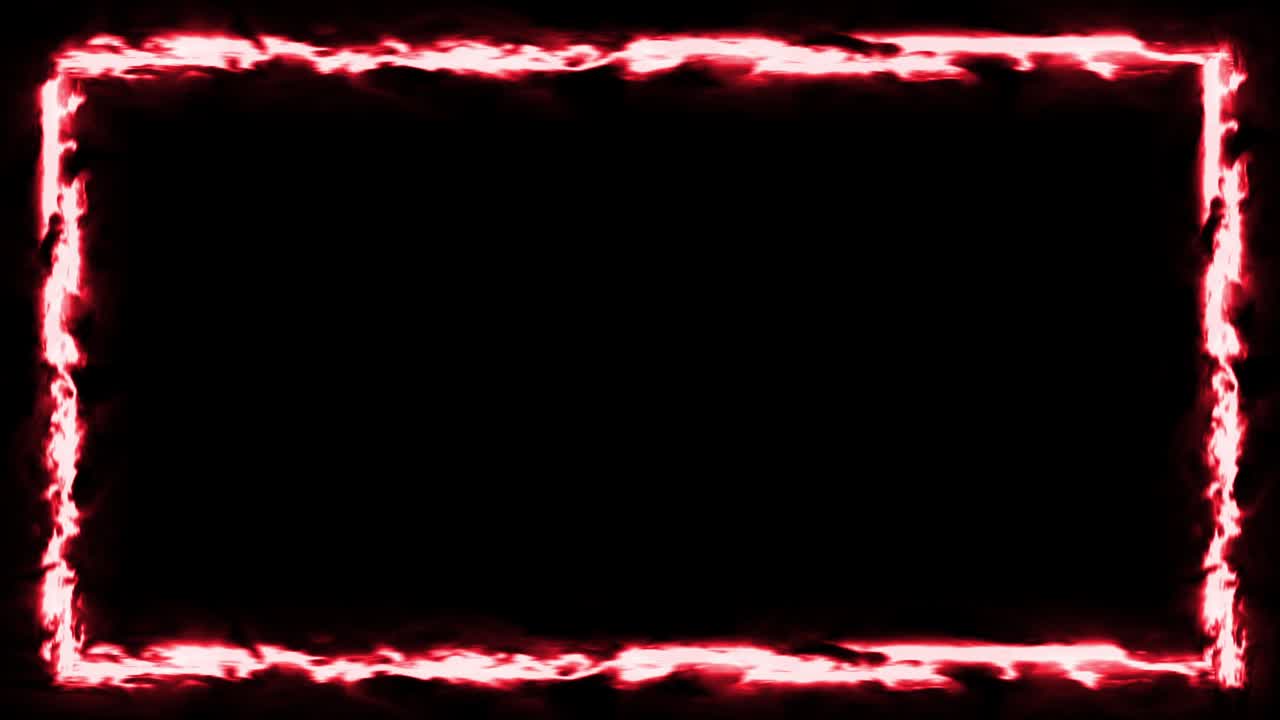 네온 반이는 사각형 프레임, 영상 제작, 광고 배너, 전환을위한 반이는 네온 조명, 4k에서 무결한 루프를 루프합니다.