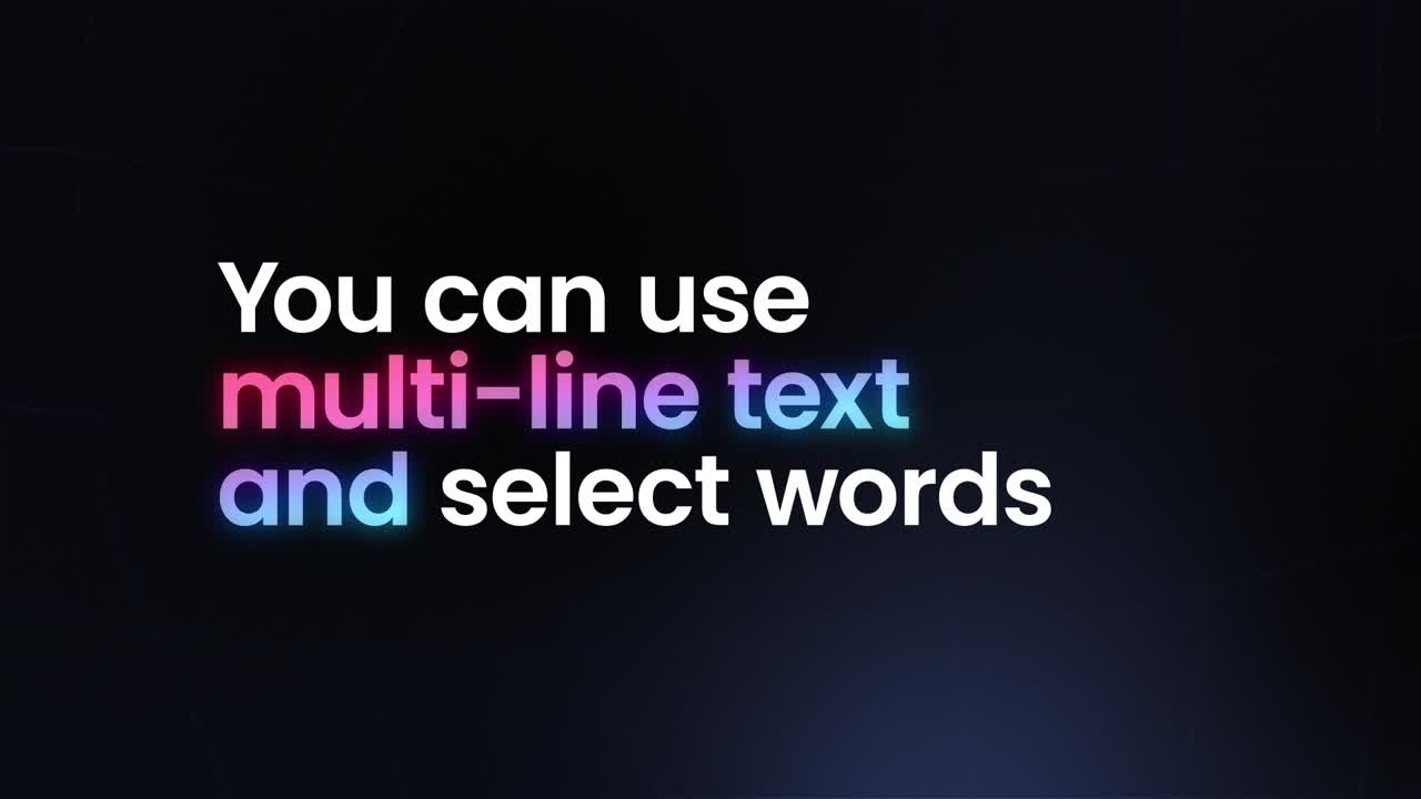 Text Trendy Animation 03 Adobe After Effects 2022 Resolution 3840×2160