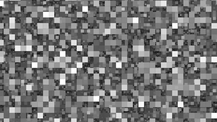 Animazione motion graphics con materiale a blocchi quadrati in loop