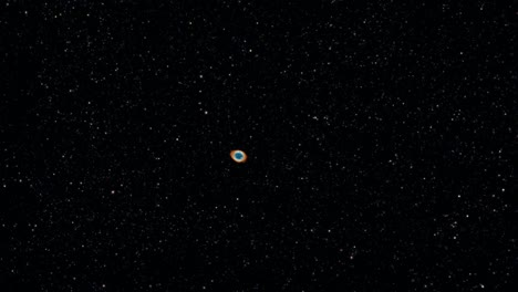 la constelación de lyra con ubicaciones espaciales precisas de las estrellas