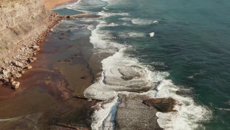 Strand--Und-Felstexturen-Aus-Sydney,-Australien