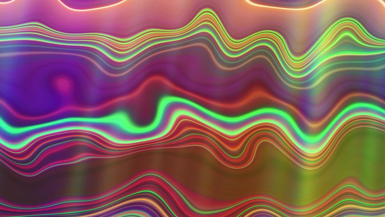 Abstract multicolored iridescent background with waves
