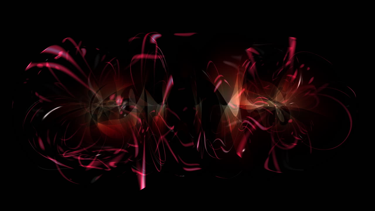 ondeando humo físico oscuro psicodélico rojo en gradiente negro