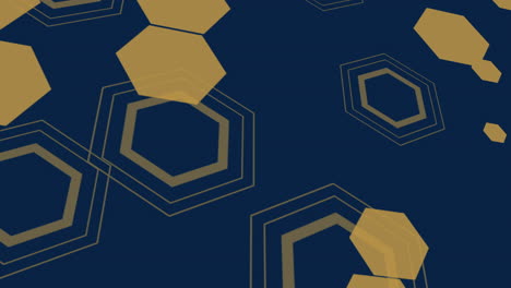 Elegantes-Geometrisches-Muster-In-Blau-Und-Gold-Auf-Dunklem-Hintergrund