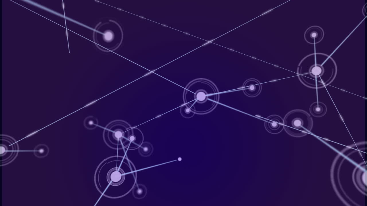 Animation of networks of connections