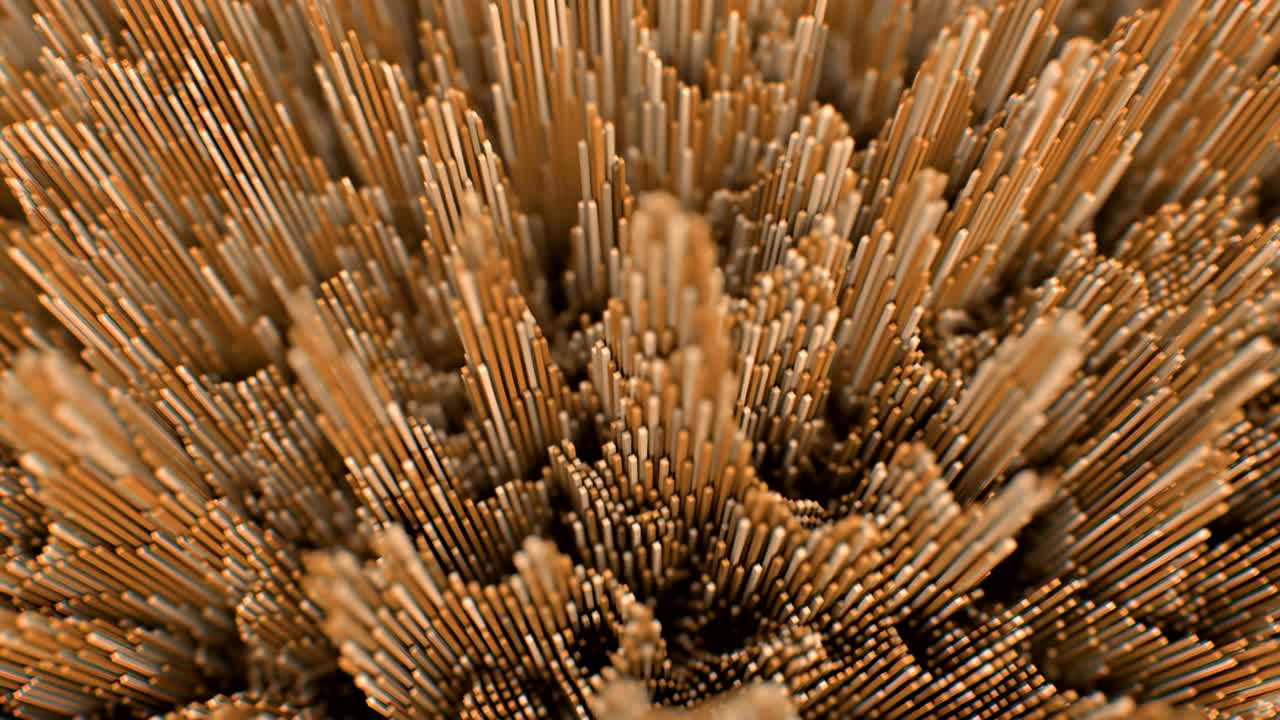 la forma de onda cúbica abstracta de 4k.