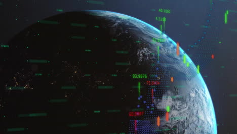 Animation-Der-Finanzdatenverarbeitung-Auf-Der-Ganzen-Welt