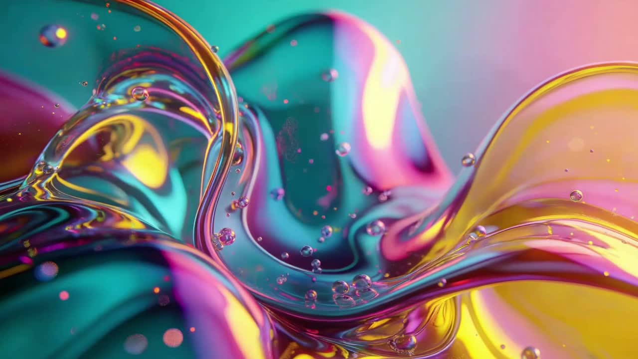 Sfondo Animato 3D Astratto Continuo