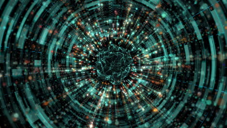 túnel futurista - velocidad y tecnología