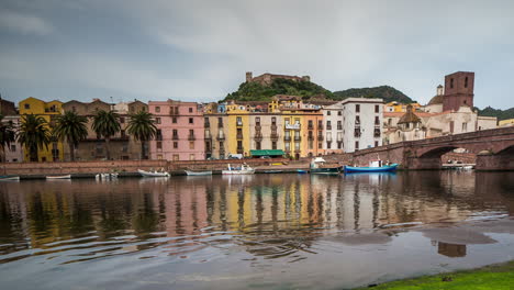 town of bosa in sardinia