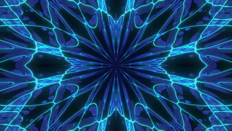 patrón de neón azul abstracto