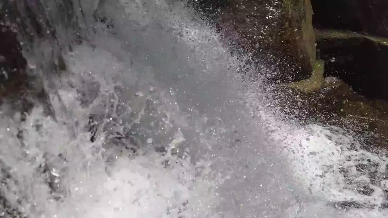 Rancan Waterfall Nasional Park ,Summer With Beautiful Green Forest Trees And Fresh Water From The Mountain River,Serian,Sarawak,Borneo.