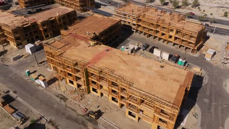 new apartment complex being built in arid desert climate