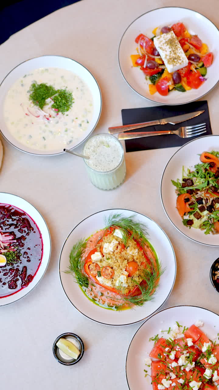 Diverse healthy meal options