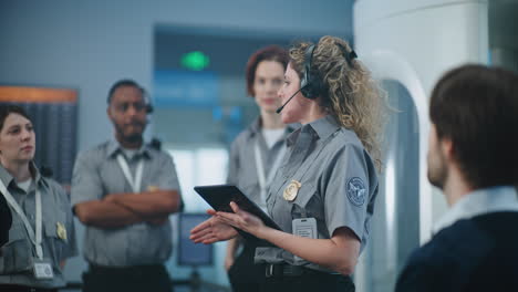 airport security team meeting