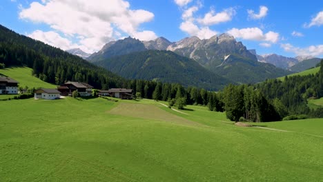 scenic view of the beautiful landscape in the alps