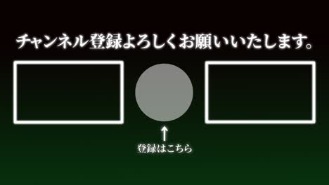 elegante tarjeta de final de lenguaje japonés final gráficos de movimiento
