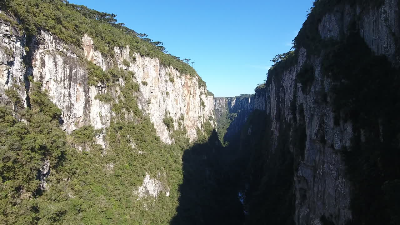 Inside of Canyons in south of Brazil. Itaimbezinho