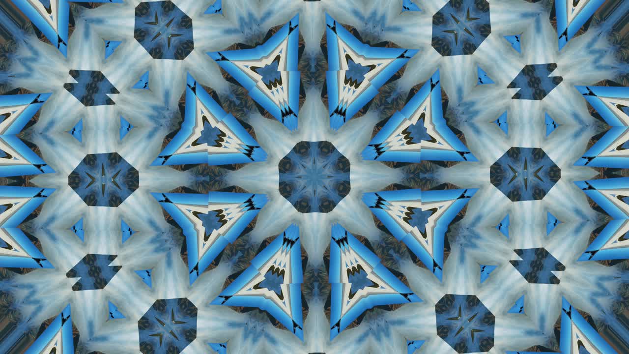 fondos de decoración coloridos patrones simétricos caleidoscopio botánico mandala geometría papel pintado - multicolor fractal animación tribal vector ilustración