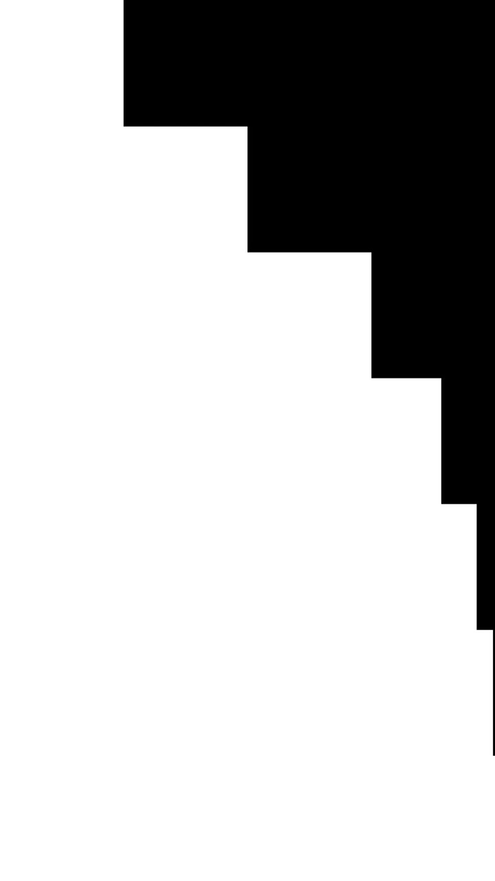 Abstract Transition Effect with Black and White Geometric Shapes