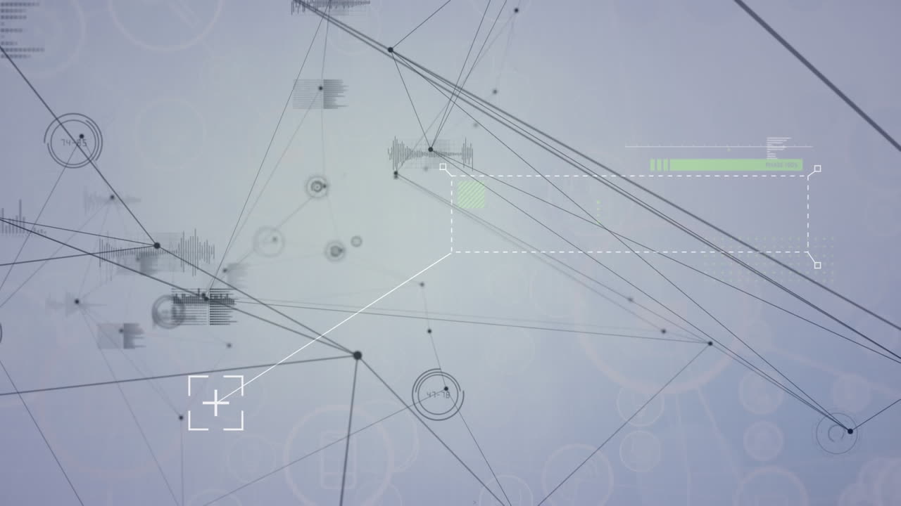 데이터 처리 및 연결 네트워크의 애니메이션