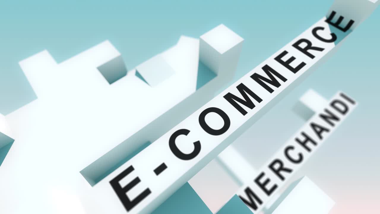 слова черной пятницы, анимированные кубиками.