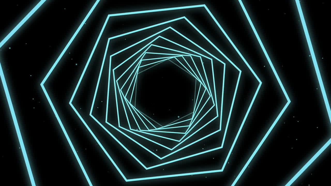 video generado digitalmente de líneas concéntricas