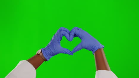 heart sign, doctor or hands of woman with love