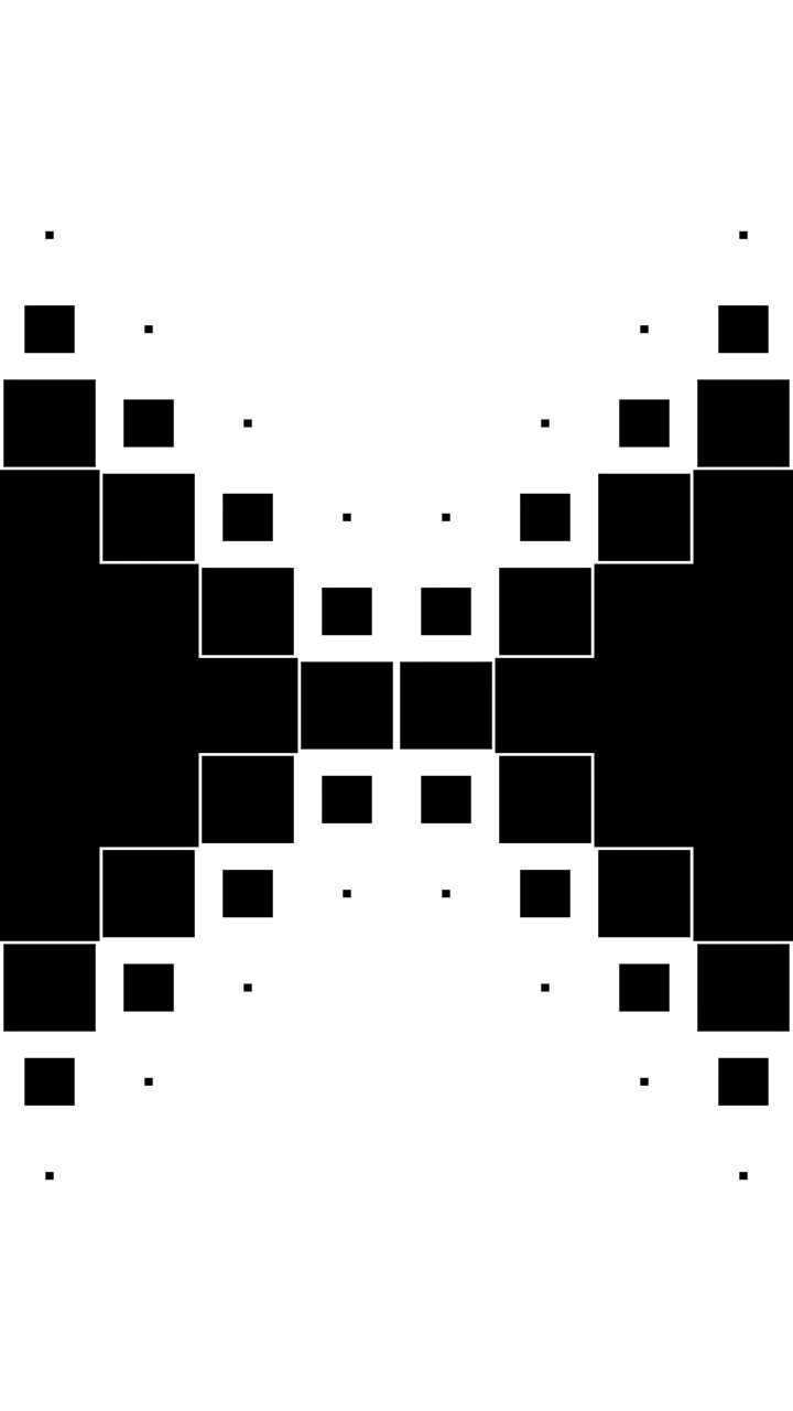 Abstract Geometric Animation of Expanding and Contracting Squares