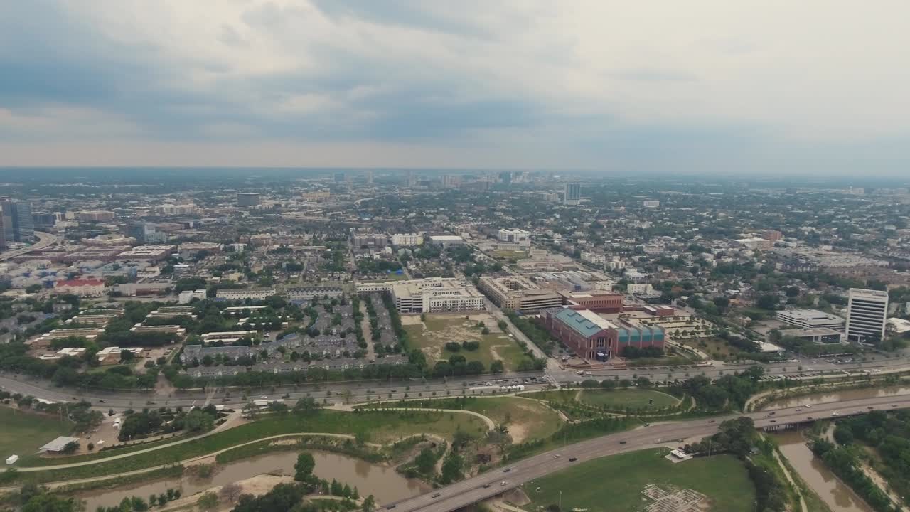 horizonte de houston texas centro de la ciudad panorama aéreo 1