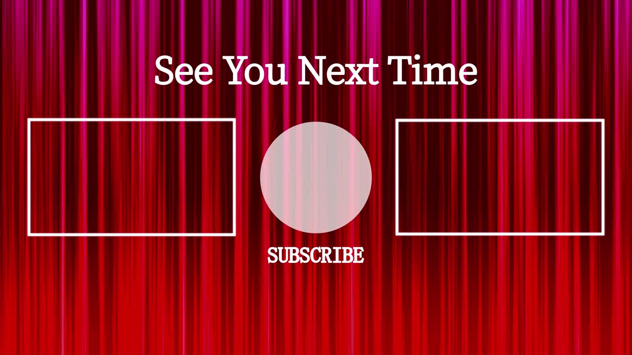 라인 그라데이션 엔드 카드 엔딩 스크린 모션 그래픽