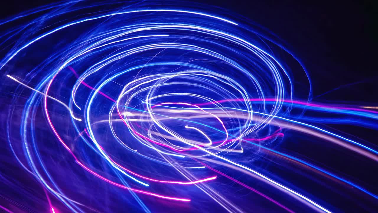 Abstract Light Trails