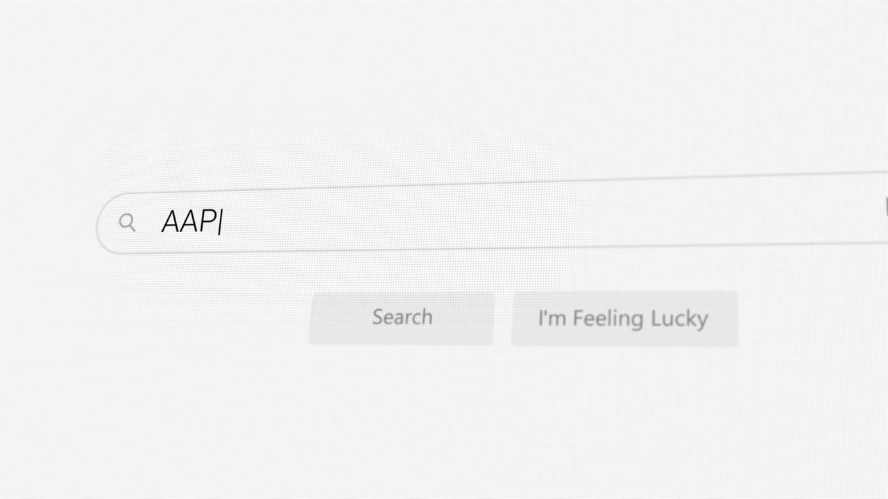 Searching for AAP on Internet browser