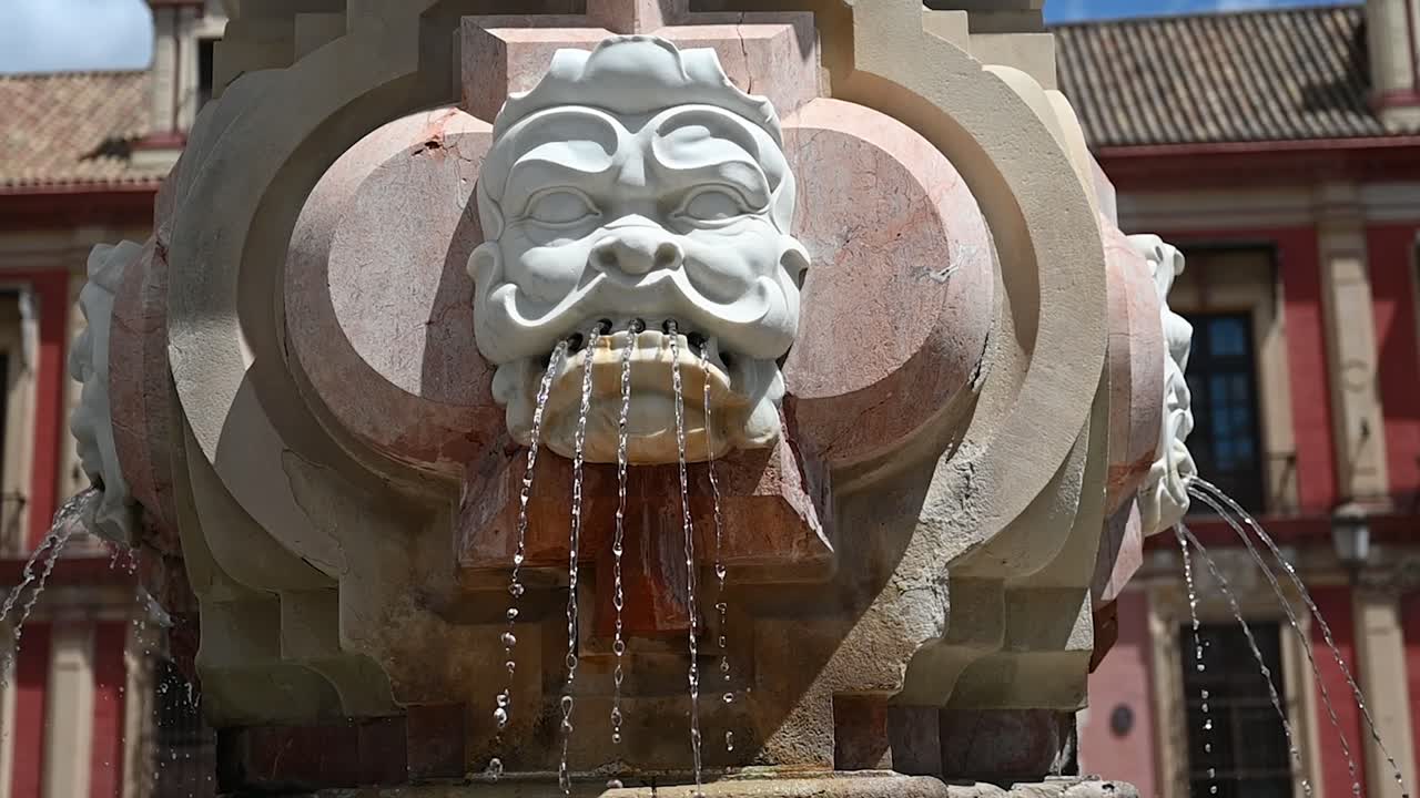 Fountain of the Virgin of Kings, Plaza de la Virgen de los Reyes, Seville, Spain