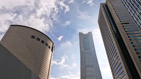 cityscape of yokohama minatomirai area in yokohama city, kanagawa prefecture, japan