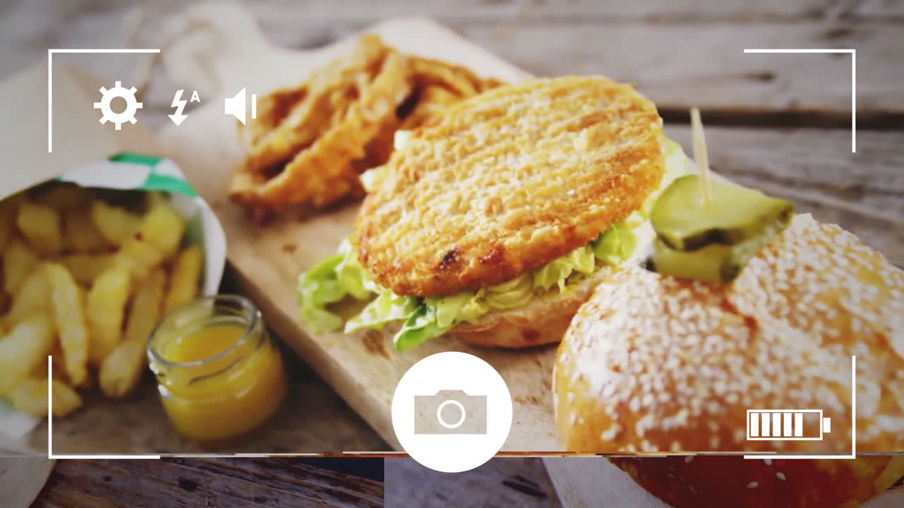 tomar fotos de los alimentos con una cámara digital