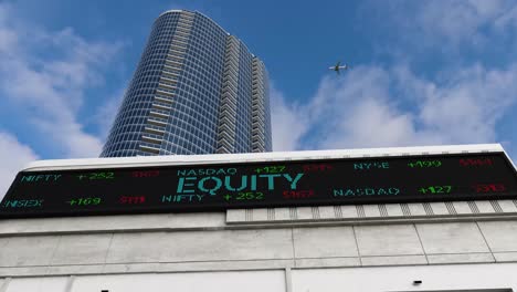 equity stock market board